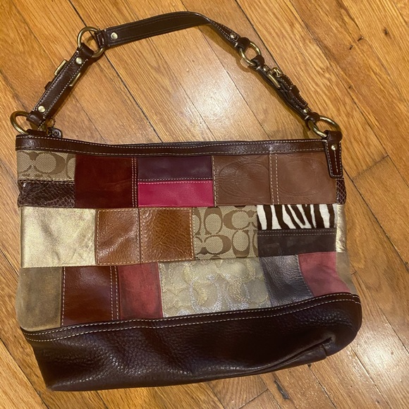 Authentic Coach Patchwork Shoulder Bag!!